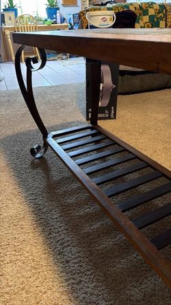 Sofa table. Rifle cabinet