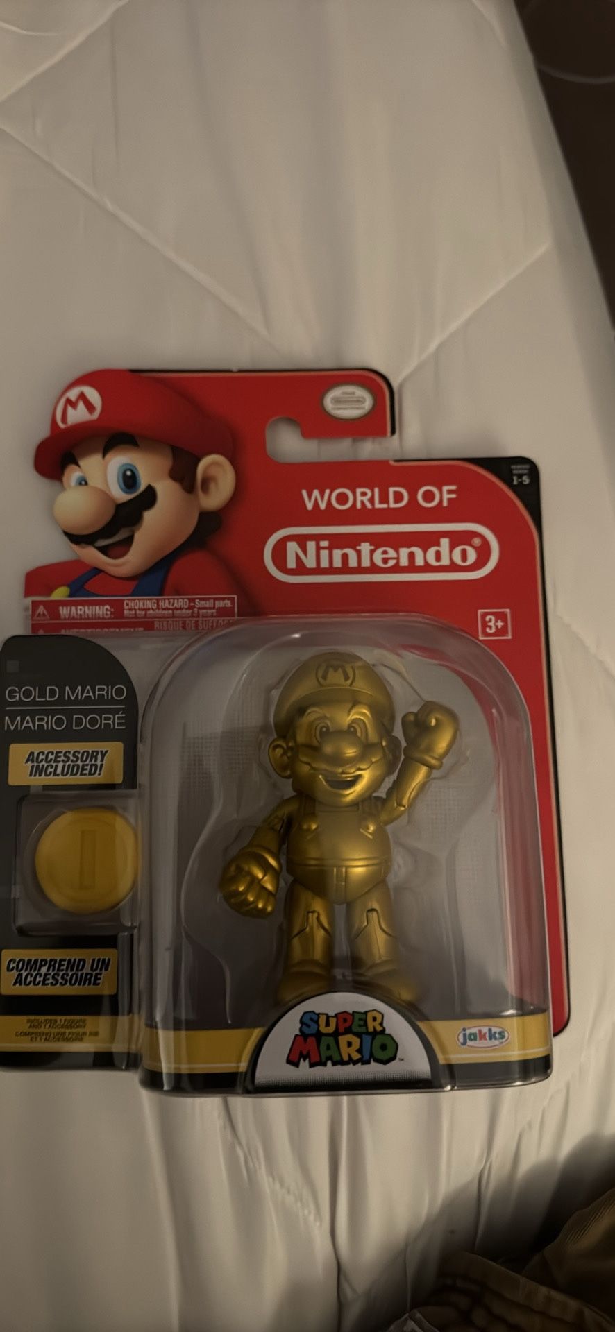 World Of Nintendo Mario Gold Figure
