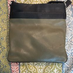 Coach Crossbody Bag In Green And Black