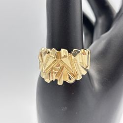 14kt YG Nugget Ring