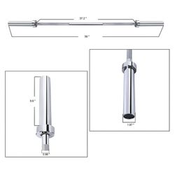 Olympic Barbell Standard 2" - 5 Foot
ADO #:B-1749
Open Box.Price is Firm.
