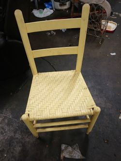 Antique Yellow Chair 