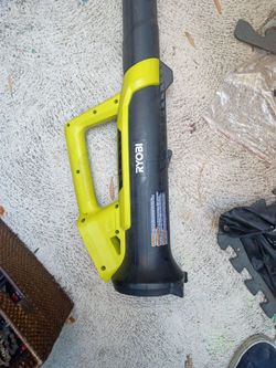 Ryobi blower 18v battery powered