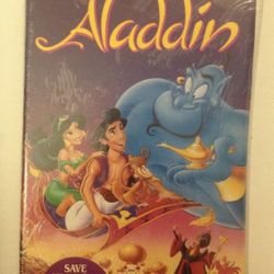 NEW Factory sealed Vintage Walt Disney's Black Diamond the Classics ALADDIN VHS