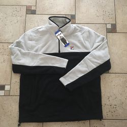 NWT Fila Men’s Fleece Half Zip Size L