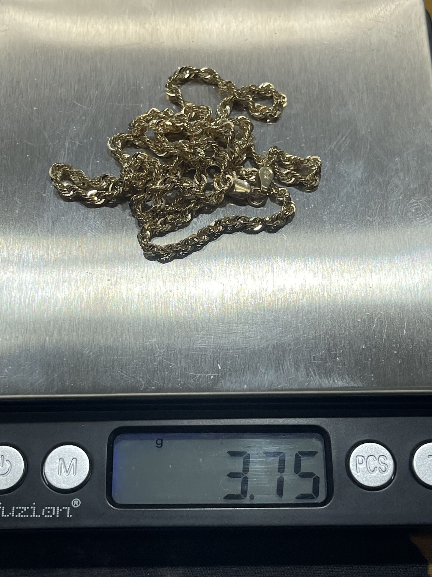 10k Gold 3mm Rope Chain