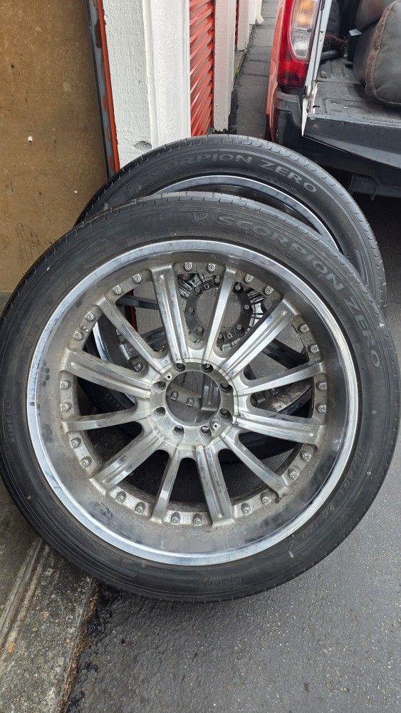 26 inch rims 4pcs for restoration and painting