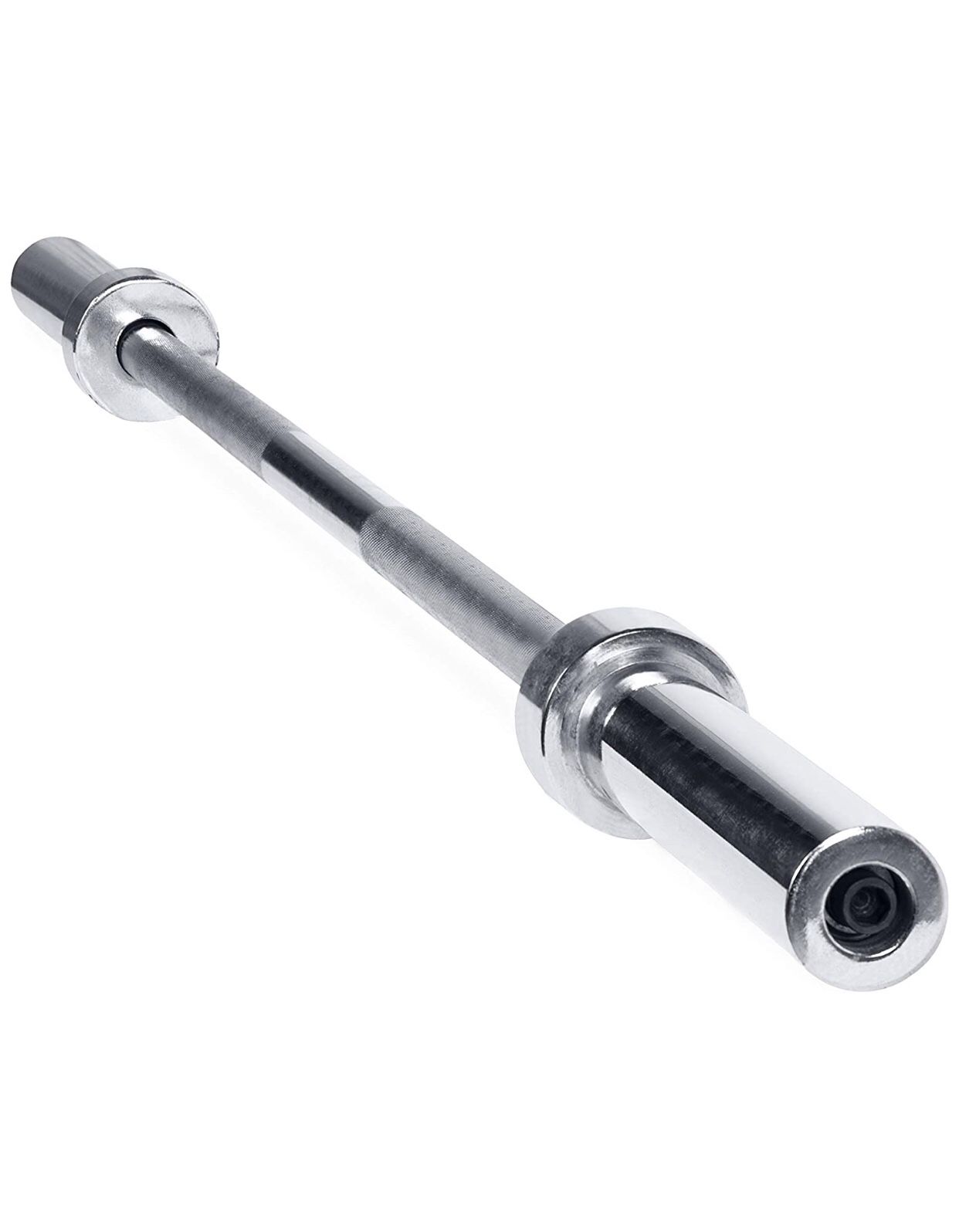CAP Barbell 5-Foot Solid Olympic Bar, Chrome (2-Inch)