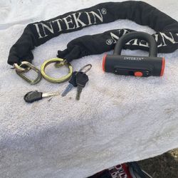 Anti theft security lock & chain