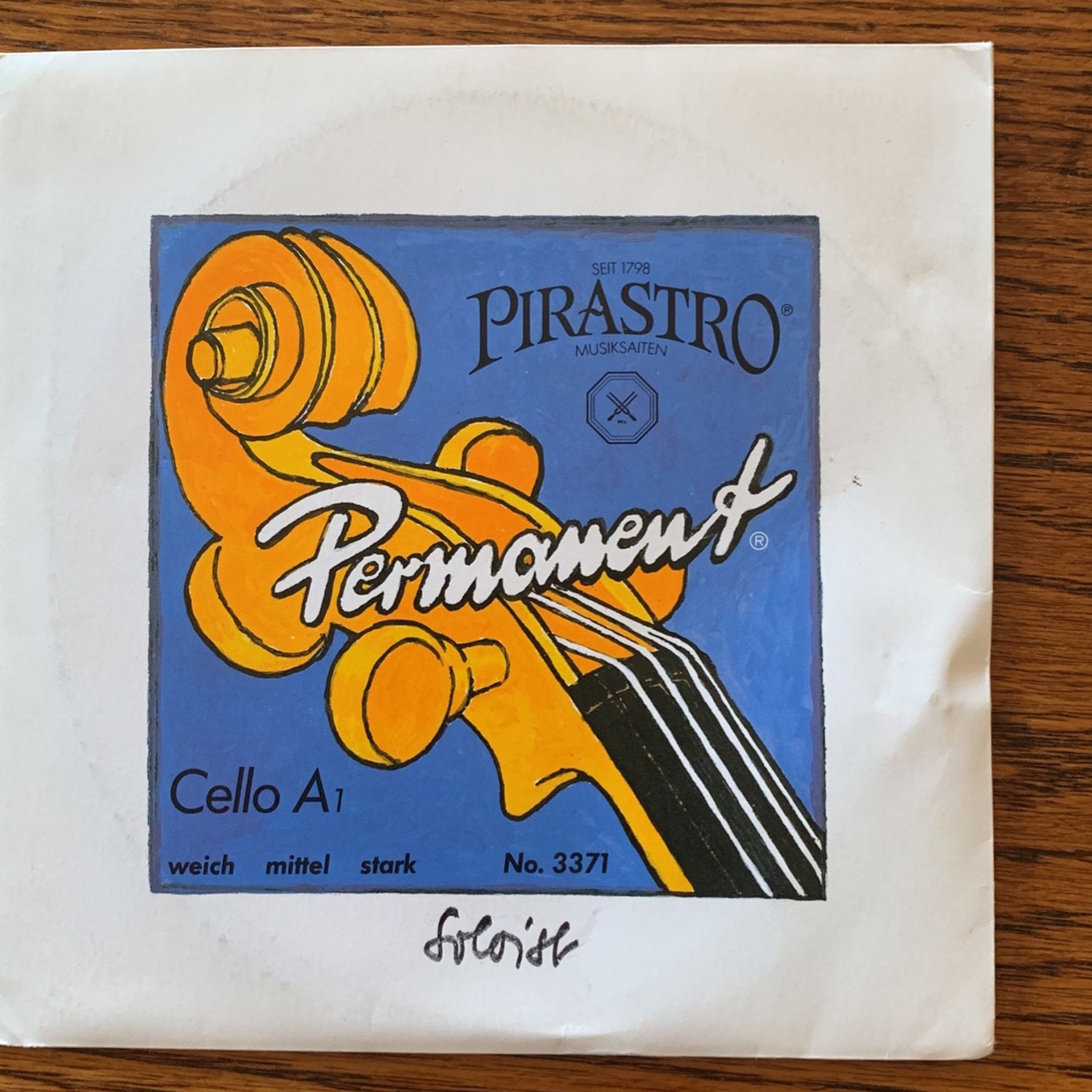 Pirastro Permanent Cello A Soloist String