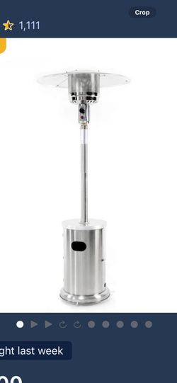 Master Forge 48000 -BTU Stainless steel Stainless steel Floorstanding Liquid propane Patio Heater $ 1,111