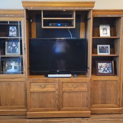 Wood Entertainment Center
