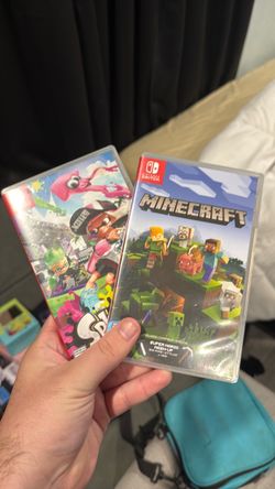 Minecraft and splatoon 2 for buy or trade