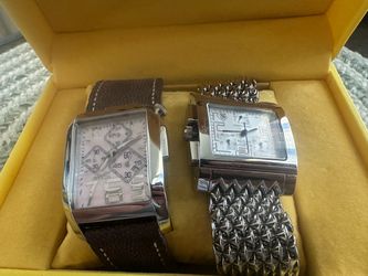 Invicta Square Watch Set of Two