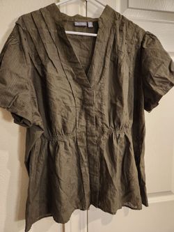 Womens green apt9 short sleeve top