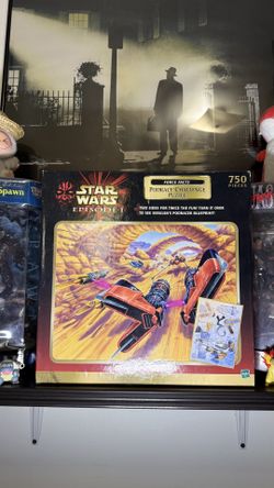 New Vintage 1990s Star Wars Episode 1 750 Piece Jigsaw Puzzle