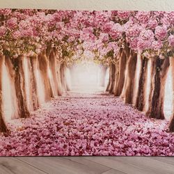Pink Hydrangea Trees Print