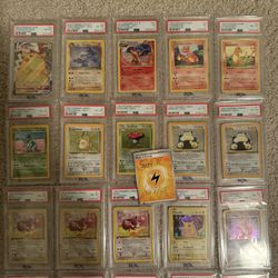 Lower End PSA Pokemon Slabs Vintage And Modern