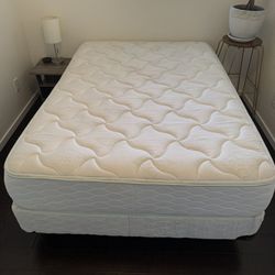 Full Mattress/box Spring/metal Frame (like New)