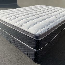 King Pillow Top Mattress And Box spring!