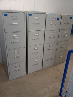 Metal File Cabinet With Key Letter Size $70 each