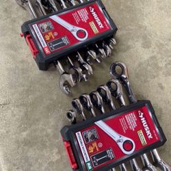 Husky 14 Piece Reversible Ratcheting Wrench Set Brand New