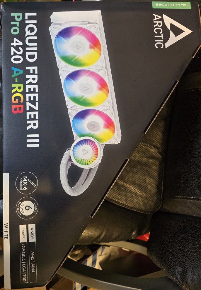 White Arctic Liquid Freezer III Pro 420 A-RGB
