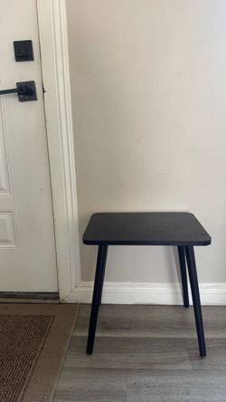 Black small table