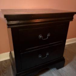 Black Nightstand 