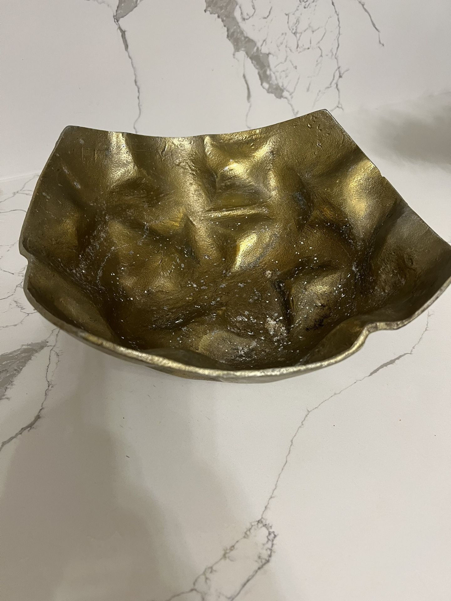 Gold Bowl Slight Stain As Showing In Picture