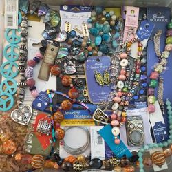 Jewelry Making Charms And Beads Lot