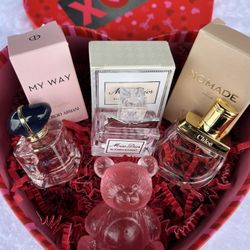 Set Mini Perfume, DIOR, ARMANI, CHLOÉ