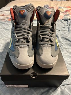 Reebok Shaq Attaq Pump DC Man of Steel Size 8.5 Mens Brand New Dead Stock