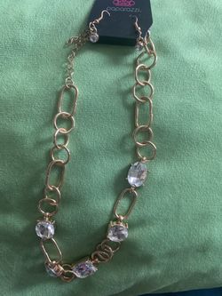 necklace and earrings