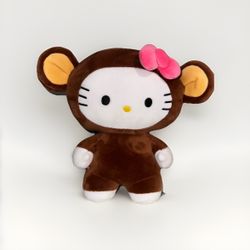 Xlarge Hello Kitty Monkey Disguise Stuffed Animal Plush - 13 inch Sanrio New