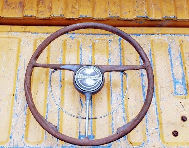 1940 Chevy Complete Steering Wheel Shoot A OFFER