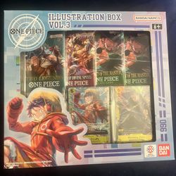 One Piece Card Game Illustration Box Vol. 3 Lot/ New Sealed