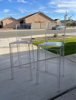 Acrylic bar stools