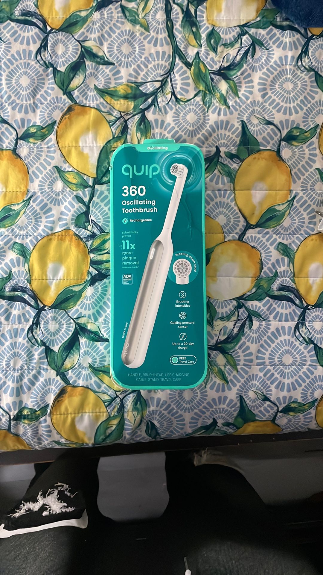 New Quip 360 Oscillating Toothbrush