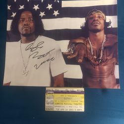 Autographed 8x10 photo From Both Members Of OutKast