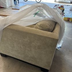 Small Cushion Couch & Queen Size Mattress 