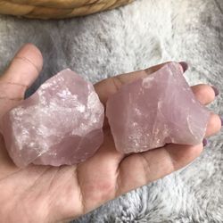 Raw Rose Quartz Crystal (3 Left)