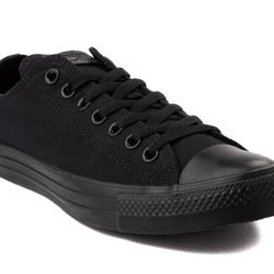 Black Monochrome Unisex Chuck Taylor Converse Sneakers Brand New With Box Sz 8 Mens 10 Womens