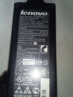 Lenovo Laptop Charger