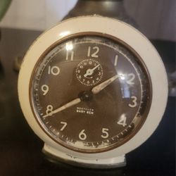 Vintage  Metal Alarm Clock 