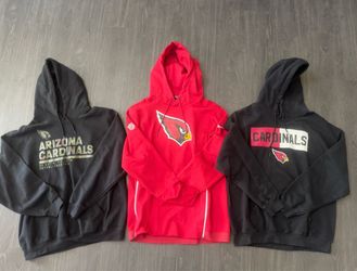 3 Awesome Like New Arizona Cardinals Hoodies Size Large $60 for all