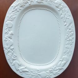Better Homes And Garden Large White Serving Platter