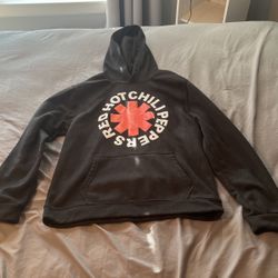 Medium Red Hot Chili Peppers Black Graphic Hoodie