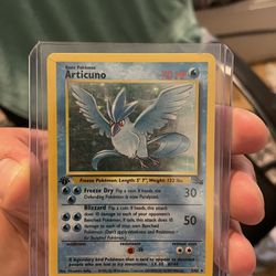 First Edition Articuno Holo Fossil 