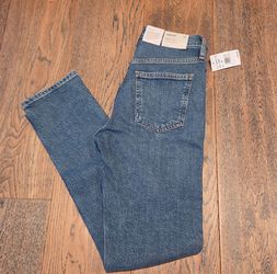 Agolde - Womens - Size: 24 - Merrel - Mid Rise Straight Jeans - Low Stretch - Cotton - Cinema (Model# A9021B-1370) - New/Never Worn
